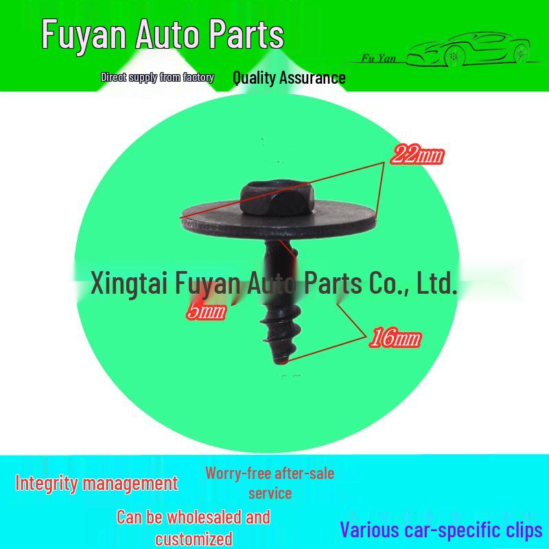 

BMW Car Radiator Bumper Lower Shield & Fender Chassis Fixing Self-Tapping Screws Fuyan