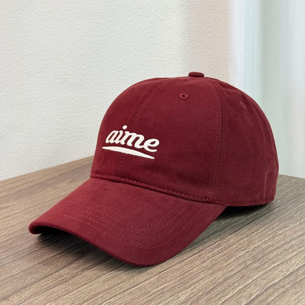 Fashion Hat Viya Man Wide Eaves Autumn and Winter New Big Head Circumference Shows Small Face Shows Small Face Soft Top Couple Baseball Caps Men and