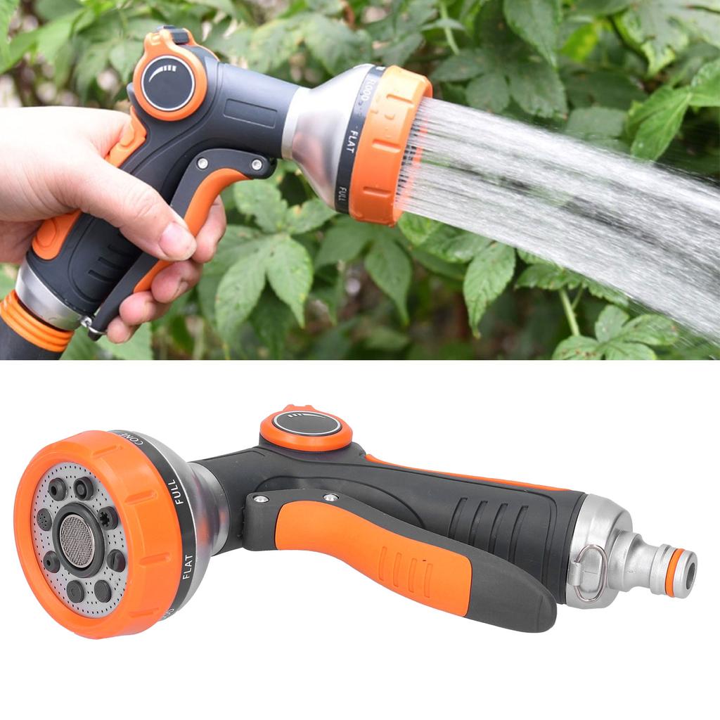 Europe Type Garden Hose Nozzle Multifunction High Pressure Water Sprayer Car Washing Watering
