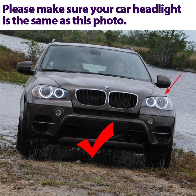 Für BMW E81 E82 E87 E88 E90 E92 M3 E93 E60 E70 X5 E71 X6 X6M E89 Z4 2007-UP 2x 240W 6000K Lampe LED Angel Eyes Standlicht Leuchtmittel