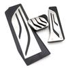 Anti-Slip Car Pedal Set for BMW 5 Series (2018-2020) - Accelerator, Brake & Rest Area Decor.