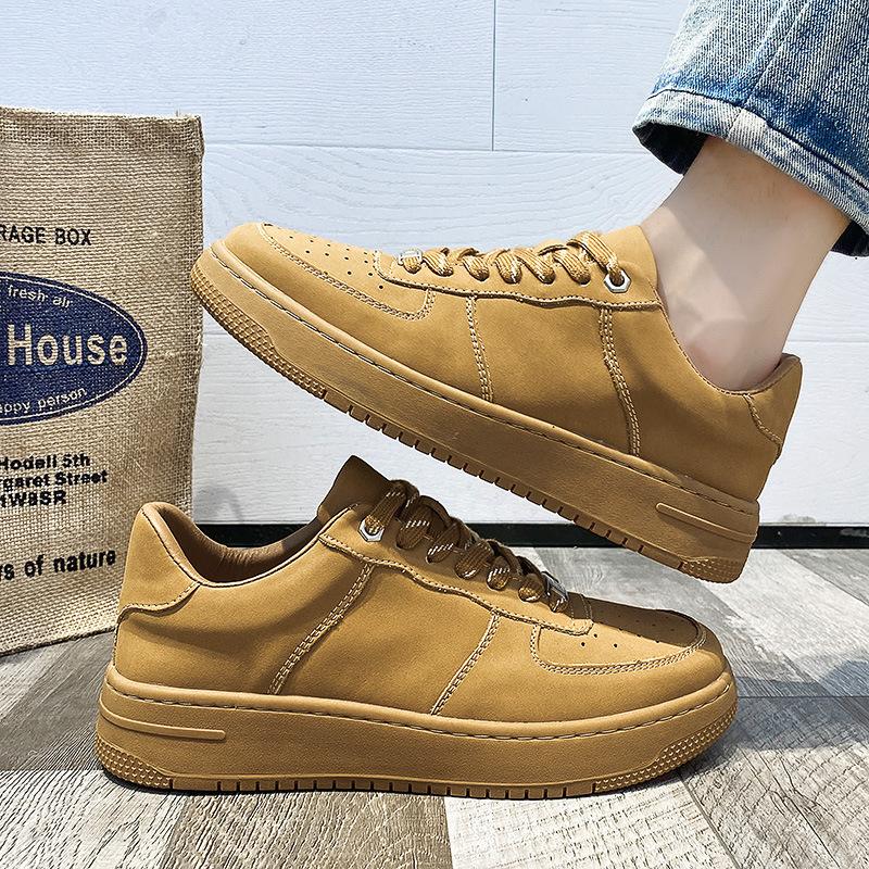 Forța Aeriană nr. 1 pantofi de bord casual cu vârf jos af1 originali puri Putian din piele albă pură pentru bărbați pantofi albi cu platformă pentru bărbați