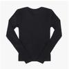 Ganni Women S Long Sleeve Soft Cotton Tee T4313 004