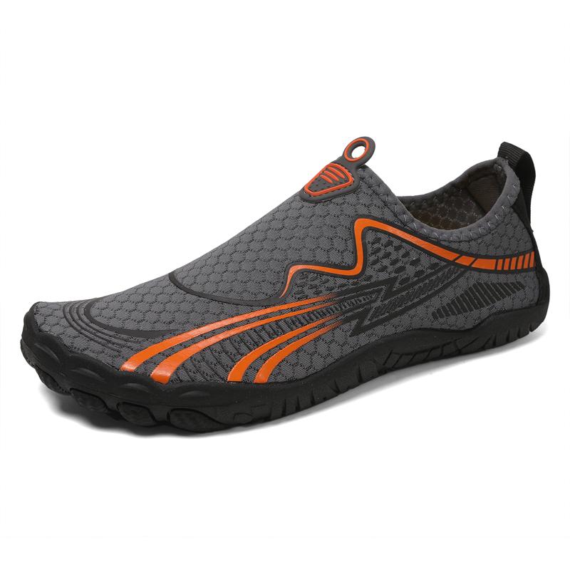 Canyoning Shoes Men's Lightweight, Anti-slip Breathable Outdoor Wading Shoes Men Flat Fashion  Hollowed-out Casual Shoes Men