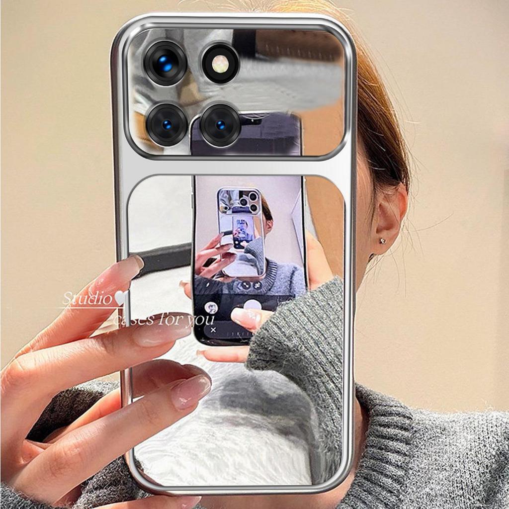 Case for HONOR X8c,X8b,X8 5G,X7d,X7c,X6c,X6b,X6a,X6,X5b Plus,400 Smart 5G,200 Smart Trending Big Window Cover Mirror Phone Casing