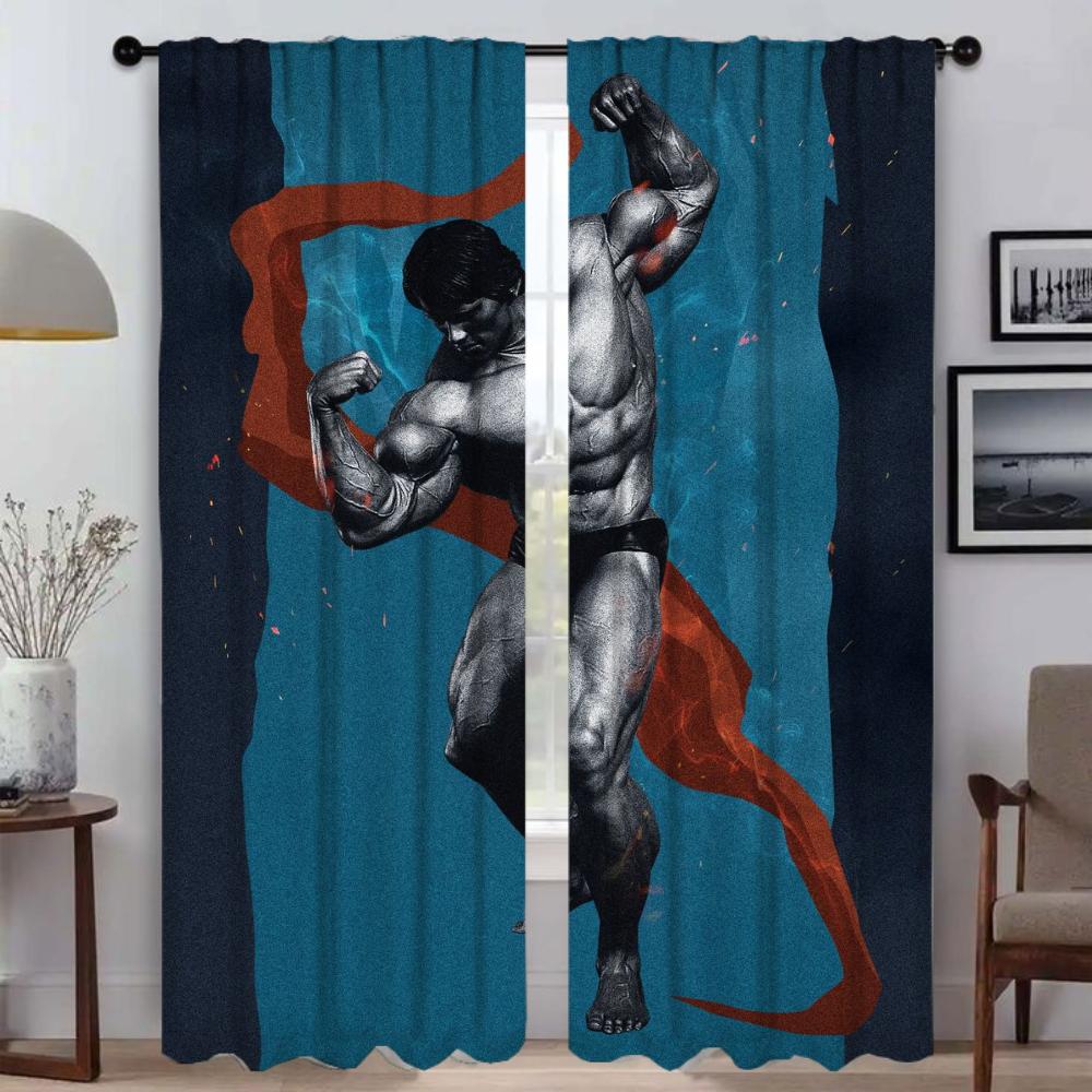 Shades Curtains Child Room Tulle for Bedroom Modern Living Room Curtains 2 Pieces Blackout Curtain Partition Kitchen Elegant