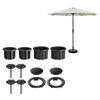 Stability Adapter Reducing Rings Complete Installation Package Lightweight Design Easy Installation Umbrella Adapters