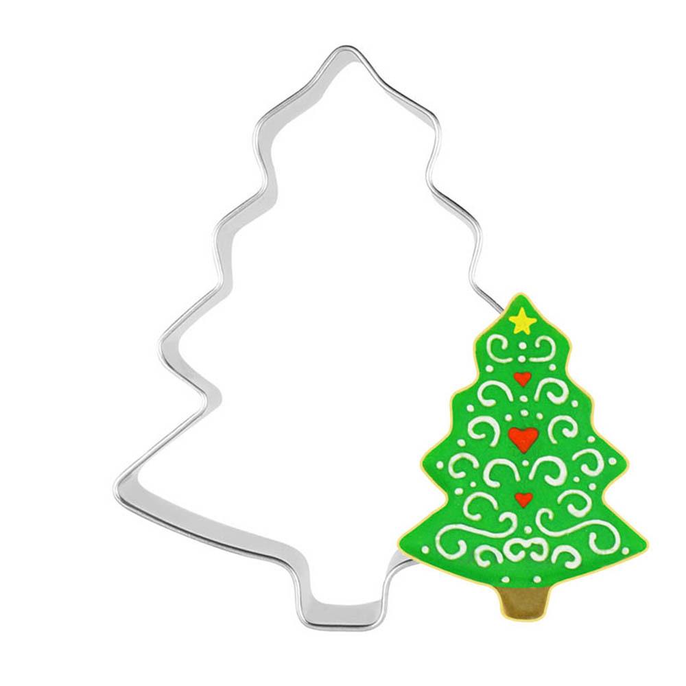 Stainless Steel Christmas Tree Cookie & Cake Cutter Mold Set