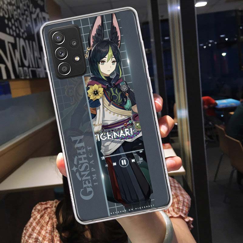 Genshin Impact Tighnari Phone Case for Samsung A54 A57 A37 A17 A14 A15 A12 A24 A34 A55 A35 A25 A52S A07 A05S A04S A22 A32 A72 Ga