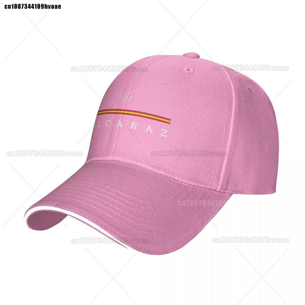 White Alcaraz Spain Tennis Multicolor Baseball Cap Women Unisex Fashion Coquette Beach Dad Hats Cool Hip Hop Trucker Cap