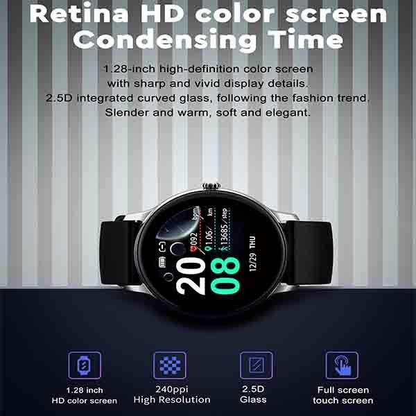 NORTH EDGE NL12 Cvičebné stopky Monitorování krevního tlaku Ovládání hudby Hodinky s dotykovou obrazovkou a měřením srdeční frekvence v reálném čase