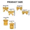 5PCS Elegant Bowknot Charm Necklace Pendant Bowknot Handmade Jewelry Pendant for Jewelry Making and Creative Crafting