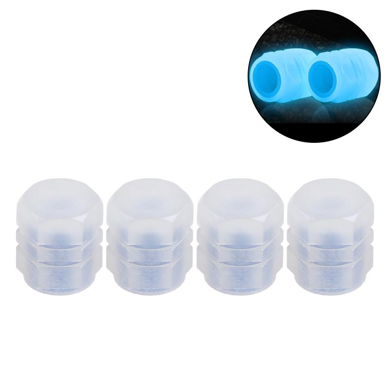 4 szt. świecących opon na zatyczki do trzpieni zaworów świecące w ciemności opony na zatyczki do trzpieni zaworów