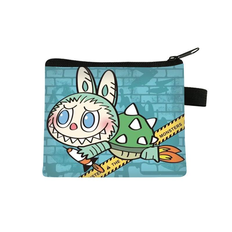 Labubu Children's Coin Purse, Elementary School Boy and Girl Cartoon Storage Bag, Cute Large Capacity Bag CLE
