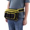Multi Pockets Electrical Tool Bag Waist Hanging Pack Multifunctional Adjustable Tool Belt Waist PouchYellow Edge