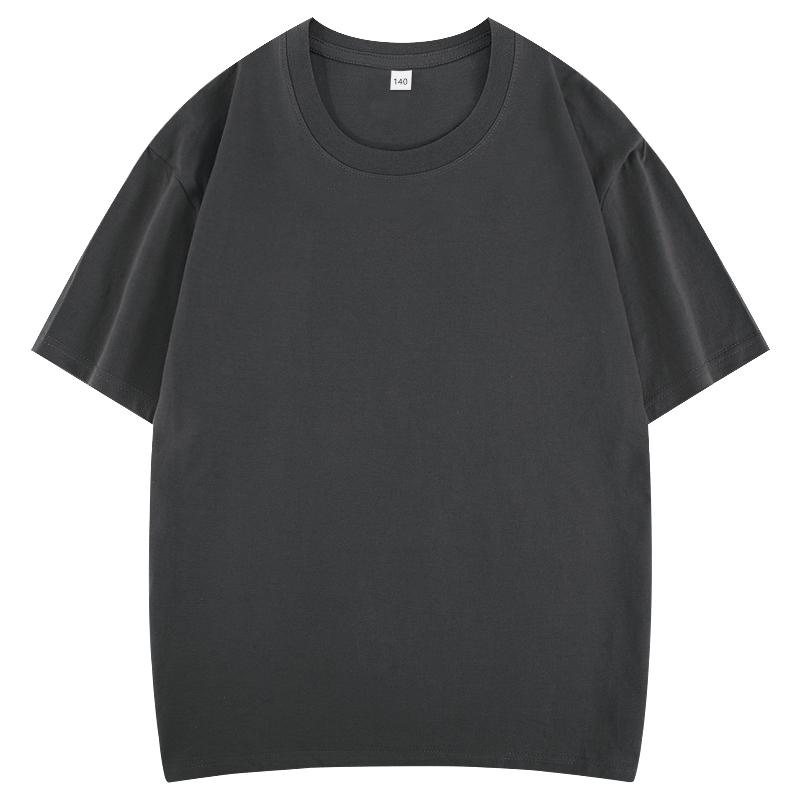 2026 Hot Sale Kids 100% Cotton Solid Color Round Neck T-Shirt - Soft & Comfy Basic Tee KXINKIDT