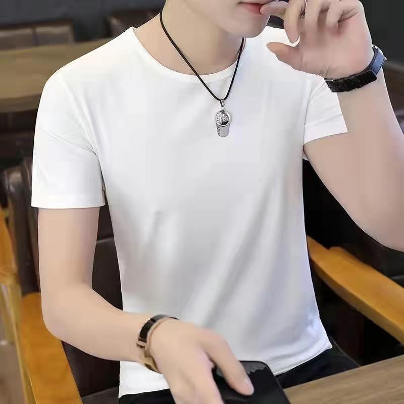 2-Pack Men's Modal Mid-Neck Long-Sleeve T-Shirts for Spring and Autumn