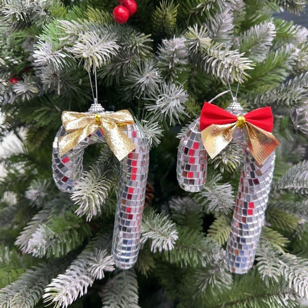 Creative Disco Crutch Ornaments Mini Christmas Hanging Ornament  Hanging Ornaments