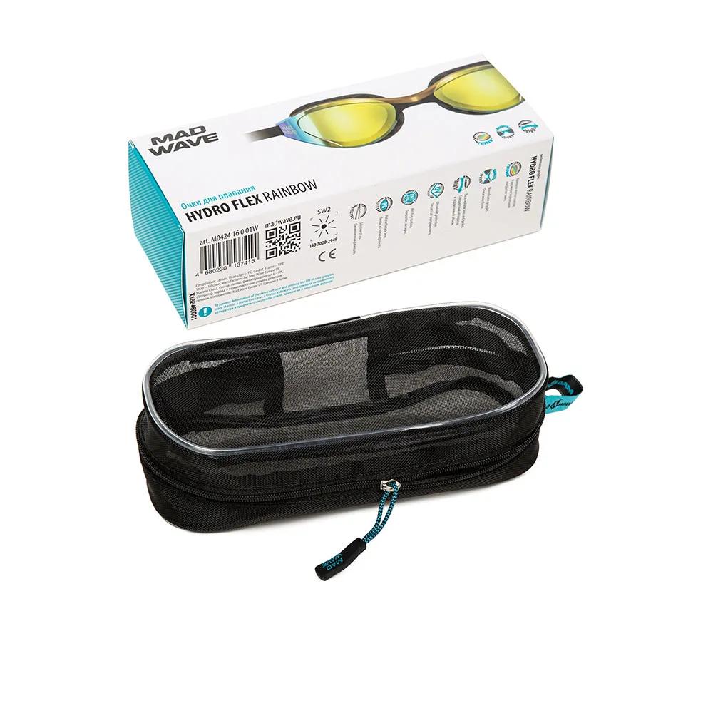 Madwave Пластиковые очки для плавания с зеркальным покрытием Hydro Flex Rainbow