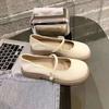 Fairy Wind Soft-soled Shoes, Female Flat-soled Single Shoes, Summer 2025 New Two-wear Loafers with Skirts, Gentle Small Leather Shoes