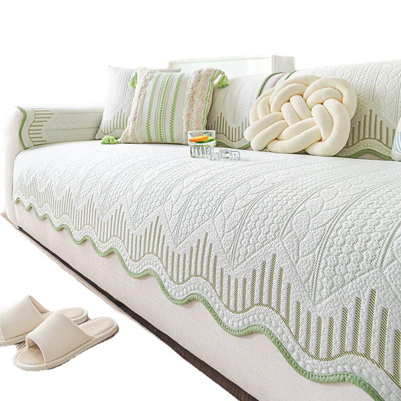 Summer Ice Silk Special-Shaped Sofa Cushion  New Sofa Cover High-End Non-Slip And Wear-Resistant Sofa Mat Cushion