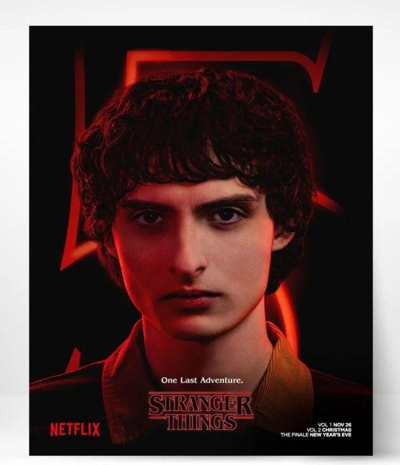 Stranger Things Season 5 Poster Tin Sign 20x30 cm Retro Wall Decor