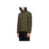 Stone Island Solid Color Stand Collar Straight Zipper Casual Jacket Men Jacket Olive 7915Q0222-V0058