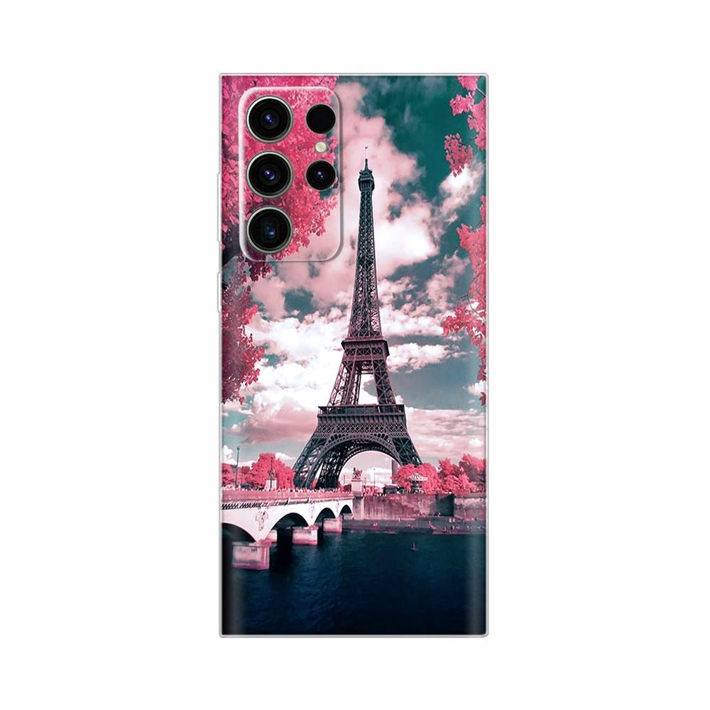 For Samsung S23 Ultra Funda Cute Cartoon Slim Clear Soft TPU Back Phone Cover For Samsung Galaxy S23 Plus S23 S 23 Bumper Cases