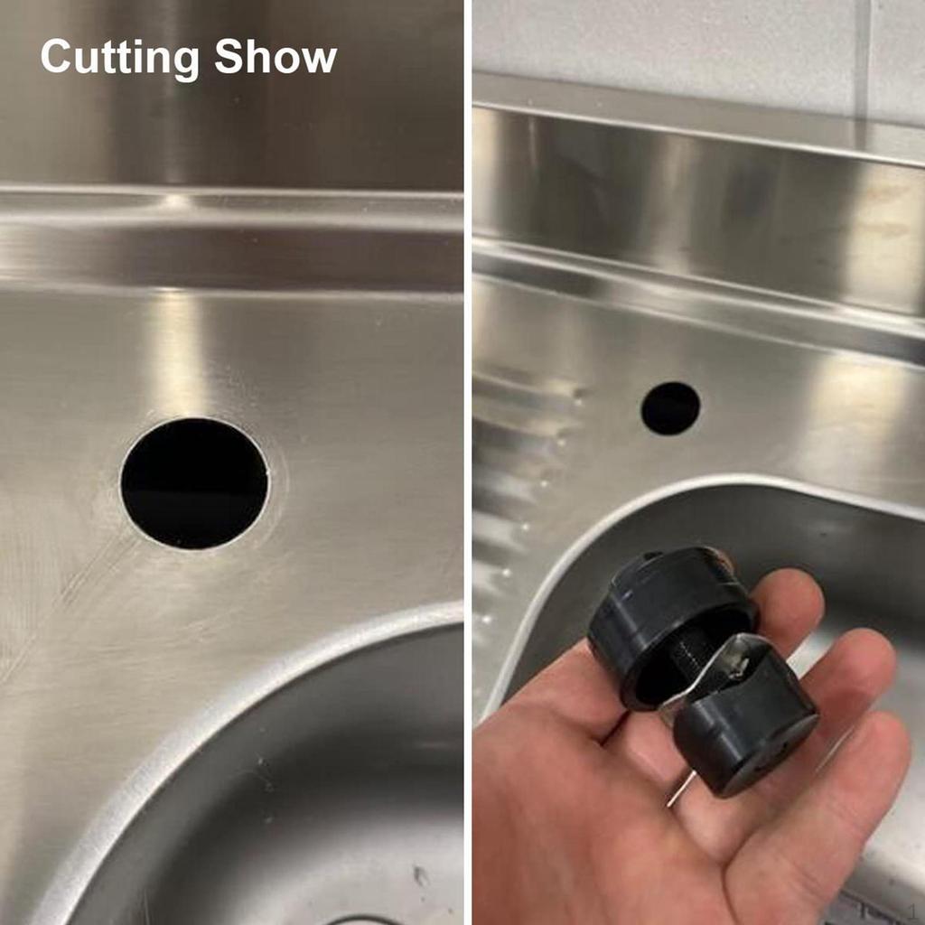 Blechlocher, Schneideöffner, robust, für Stahlplattenspüle