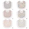 Printed Bib for Baby Newborns Drooling Bib Cotton Burp Cloth With/without Headwear Soft & Comfortable Feeding Towel