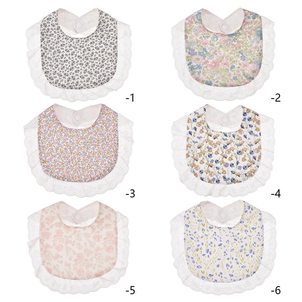 Printed Bib for Baby Newborns Drooling Bib Cotton Burp Cloth With/without Headwear Soft & Comfortable Feeding Towel