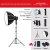 Yingbang 80W Handheld Video Fill Light - Cold/Warm Three-Color Soft Light for Outdoor Shooting, Weddings, and Live Streaming.