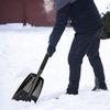 Snow Shovel Large Capacity Portable Snow Shovel Aluminum Alloy Emergency Snow Shovel for Car Truck SUV Vehicle