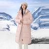 Snowflying Unisex Hooded Long Down Jacket