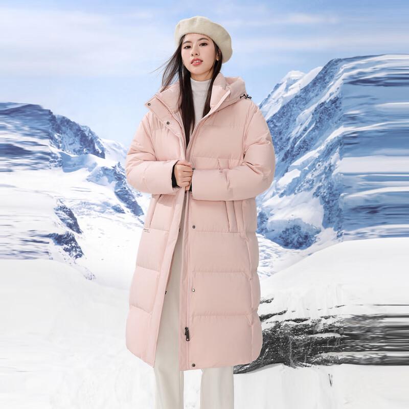 Snowflying Unisex Hooded Long Down Jacket