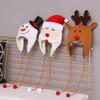 Snowman Elk Cap Christmas Cartoon Animals Festival Decorate Party Winter Gift