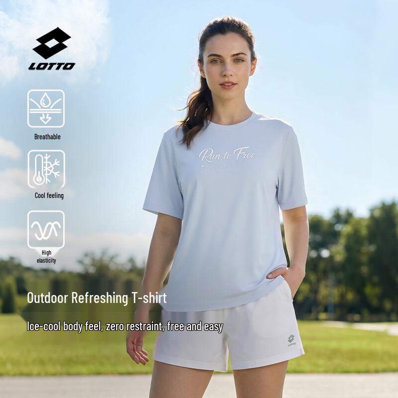 LOTTO Women s Short Sleeve Quick-Dry T-Shirt L