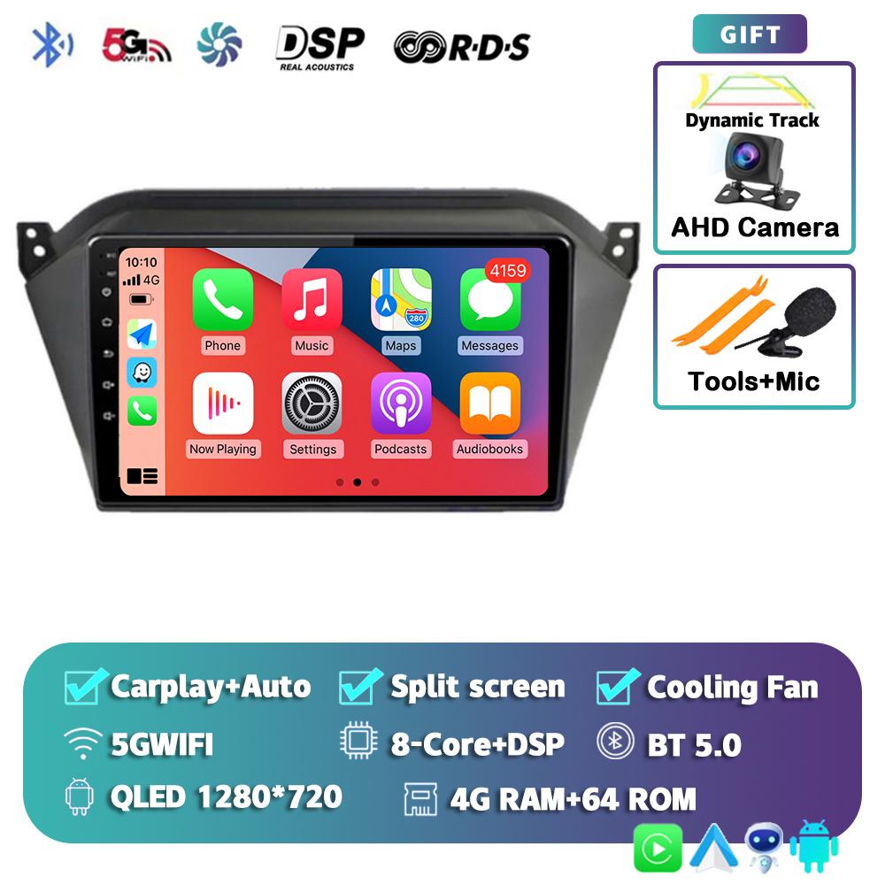 Android14 wireless Carplay Auto For JAC S2 T40 2015 2016 2017 2018 Car Radio Multimedia 2 Din GPS NAVI Player Stereo WIFI+4G LTE