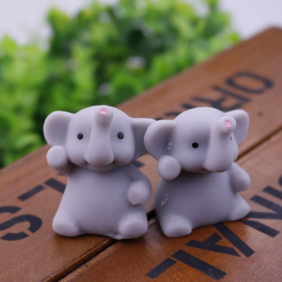 

2 шт./компл. Mochi Squishy Elephant Squeeze Healing Fun Kids Kawaii Игрушка для снятия стресса Декор