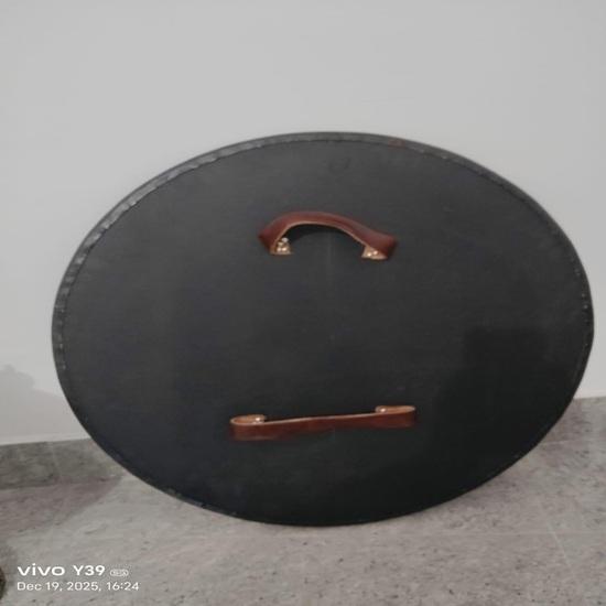 Medieval Shield Handcrafted Black Nordic Norse Décor Decorative Viking Shield