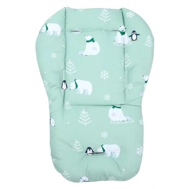 All-Season Universal Stroller Cushion: Cozy Autumn/Winter Cotton Mat for Baby Car Seats