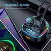 Bluetooth Car MP3 Player with Lossless Sound, Fast Charging, FM Transmitter, and HD Dual Display.