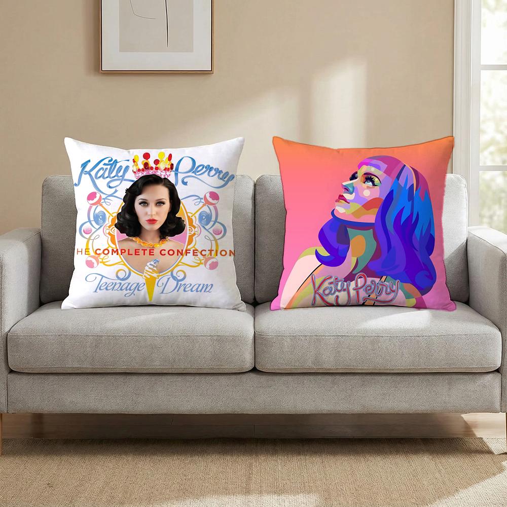 Singer - Katy Perry Cushion Cover Cushion Cover Set 4Pcs 50X50 45X45 40X40 Pillowcase Decorative Sofa Home Decor