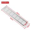Ventilation Grille Practical To Use Quality Material Silver