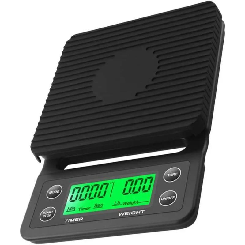 

0.1-3000г Портативные ЖК-электронные кухонные весы V60 Кофейные аксессуары Весы Весы Цифровые кофейные весы 3Kg