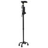 Yunxiang Retractable Non-slip Aluminum Walking Cane with LED Light