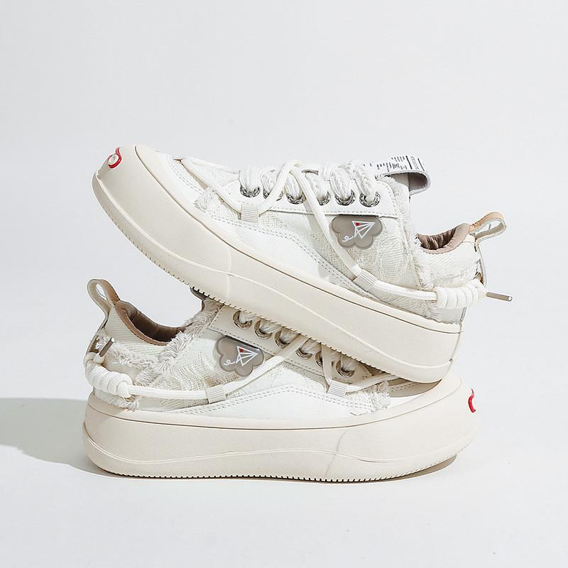 Little white shoes women's 2025 new spring and autumn sports shoes casual flats children ins trendy versatile student board shoes