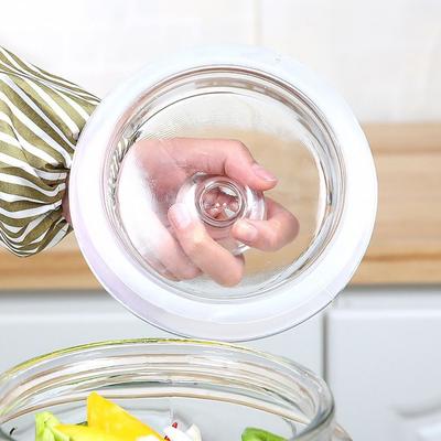 Large Size Glass Storage Jars Reusable Sealed Design Wide Mouth Containers Kitchen Storage Home Decor Food Grade Jar