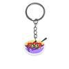 Exquisite PVC Food Keychain: Soft Rubber Pendant for Students - Trendy Small Gift