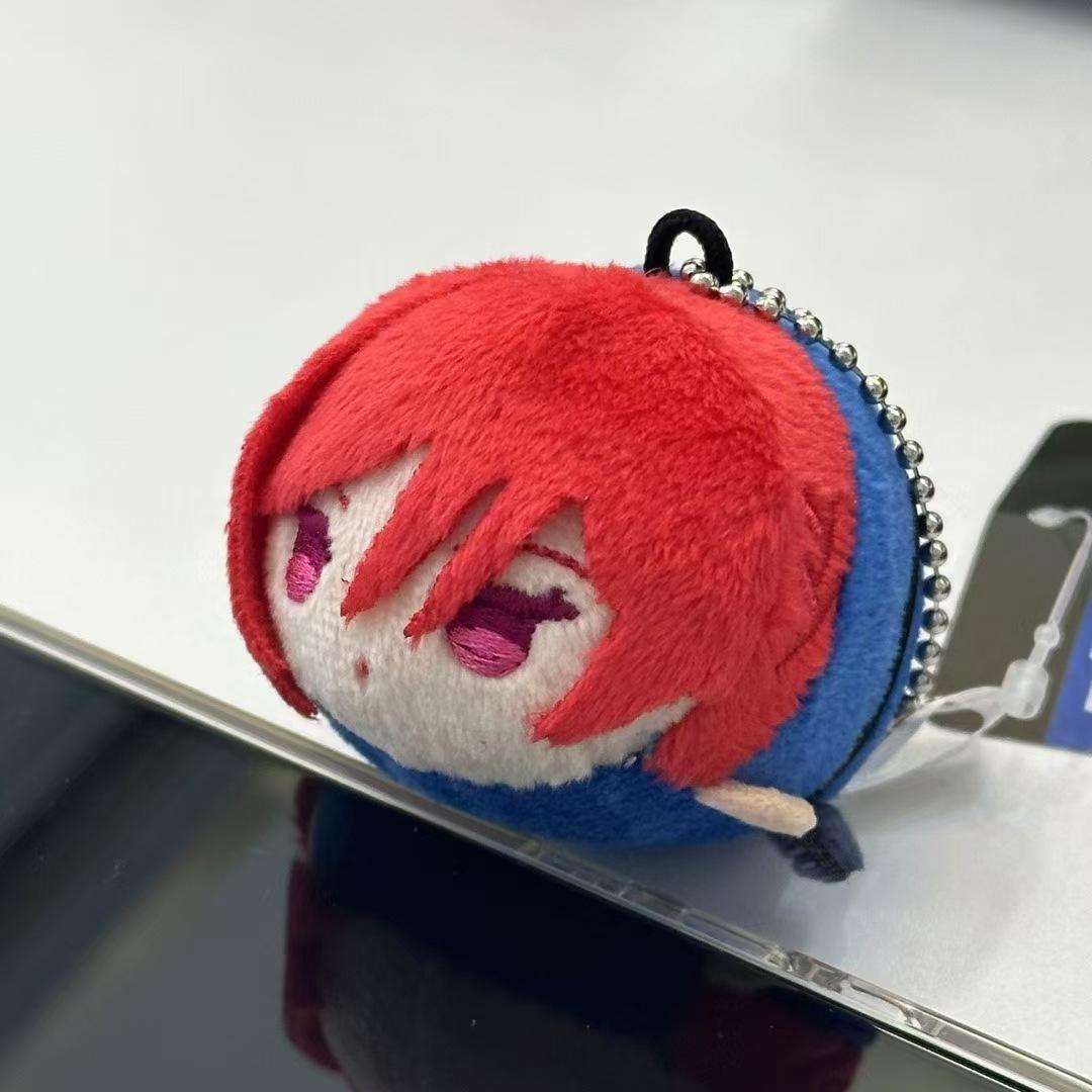 Mini Anime Knuffel Sleutelhanger Michel Caesar Mikage Reo Nagi Seishiro Chigiri Hyoma Bachira Meguru Schattige Zeester Lichaam Poppetje Cadeaus